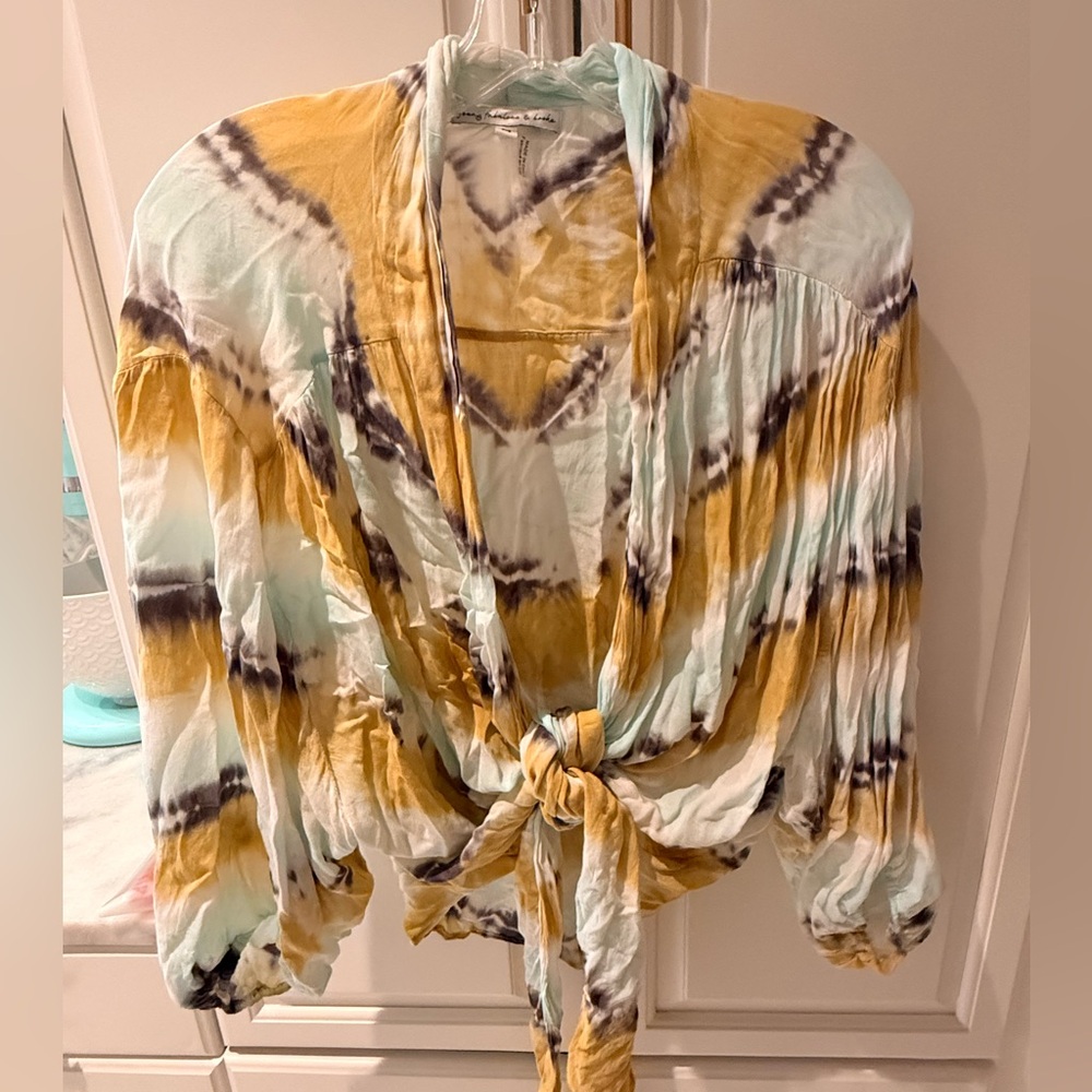 Young fabulous and broke tie-dyed blouse - Picture 3 of 5
